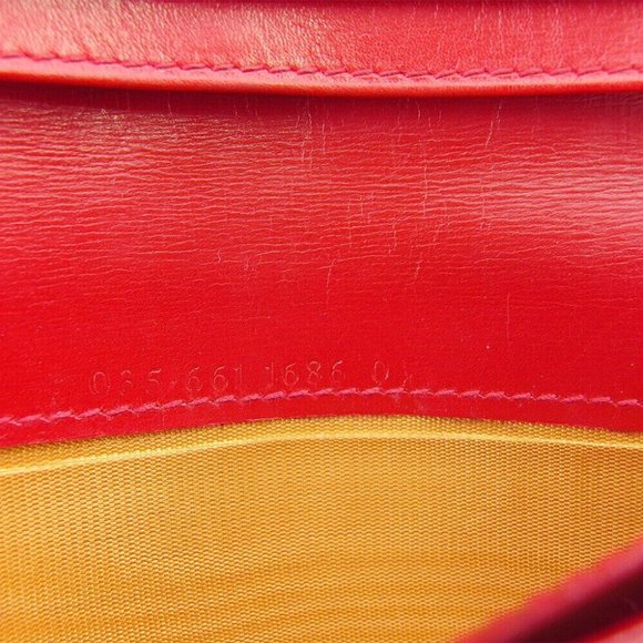 GUCCI Long Wallet Horse Shoe Leather Authentic USED - Picture 10 of 11